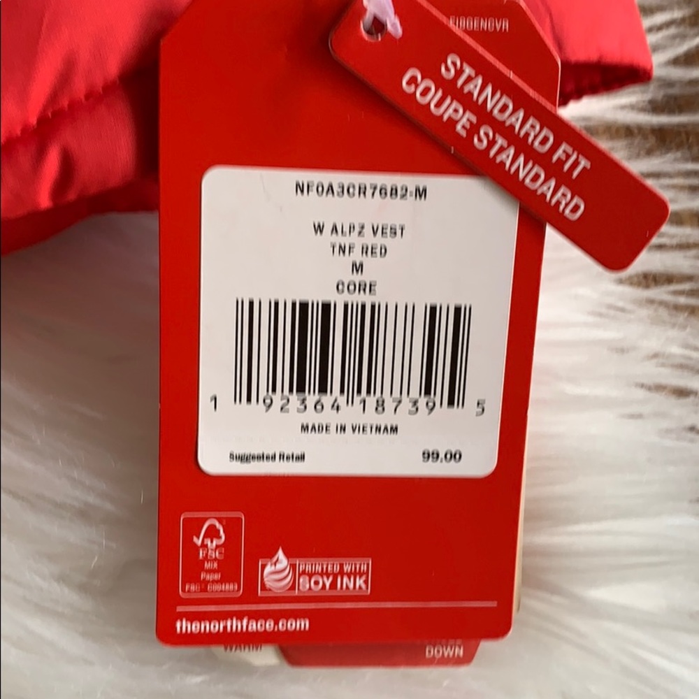 The North Face Red Vest - Picture 2 of 4